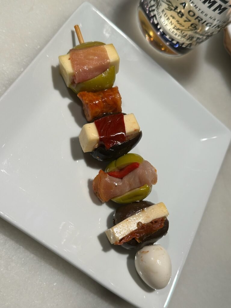 Tapas to tame the nerves.