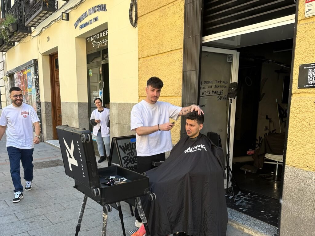 Business owners moved into the light. 
