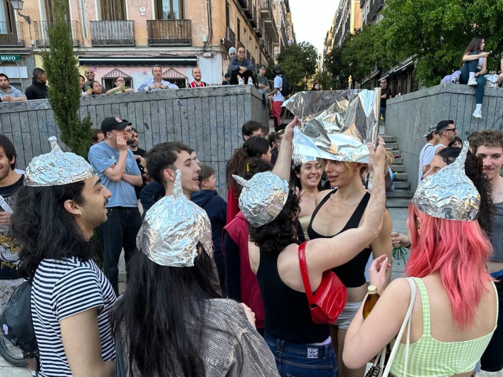 Bespoke fittings, laughter and cerveza filled the plaza. 