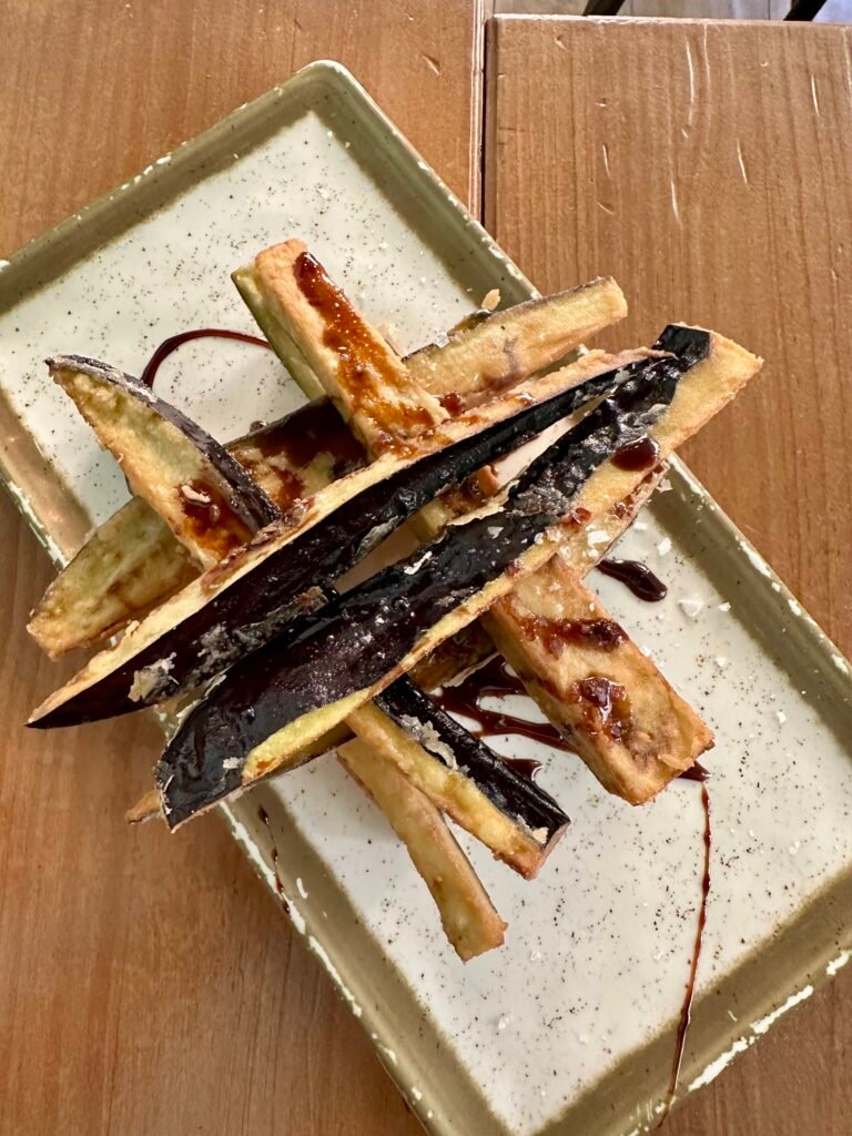 Eggplant with molasses 