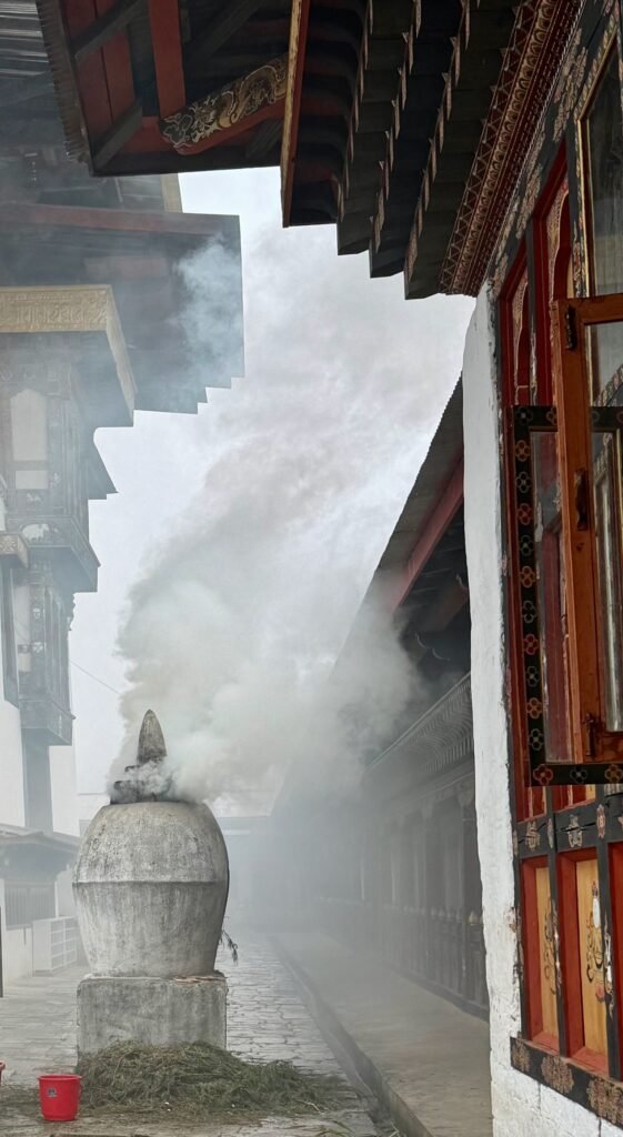 Incense to cleanse and kick-off the day 