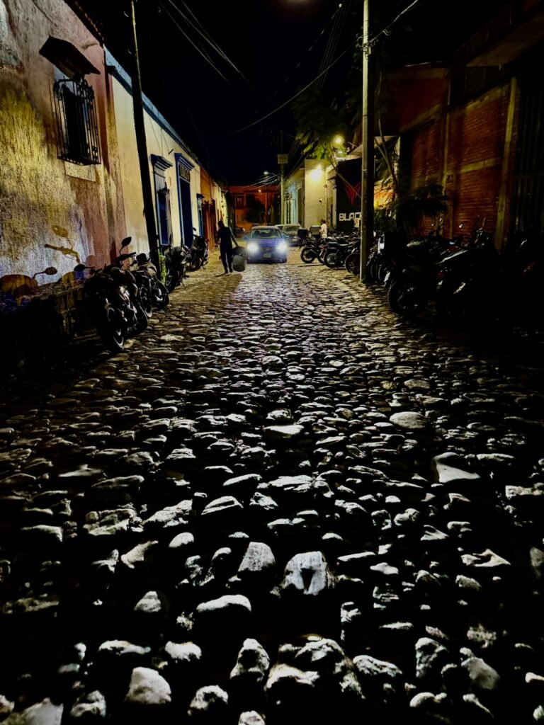 More than daytime, I love walking at night in Oaxaca.  