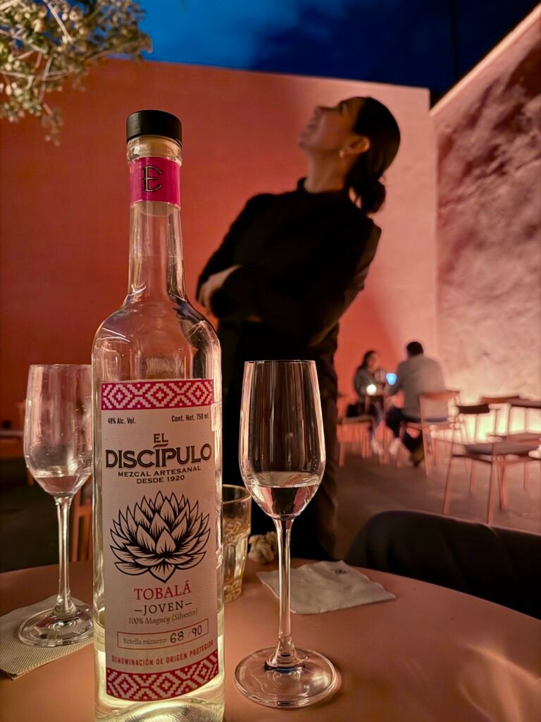 Jacinta looking into the night sky for answers