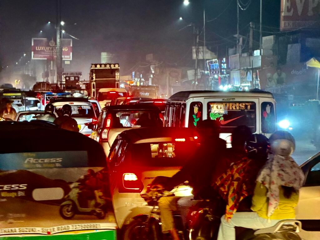 Then back to Delhi across 16 lanes of traffic.        Thank you Raju and Devender!  