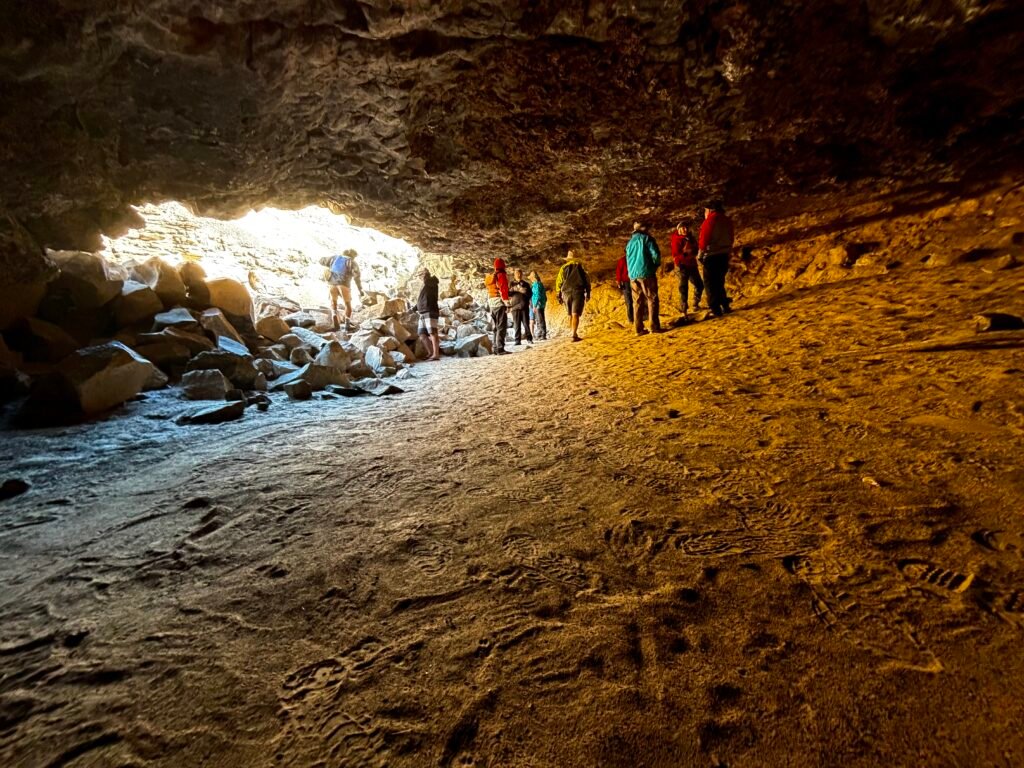 Secret lava caves are relatively young at 800k years old 